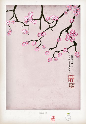 Cherry Blossom Print - Sakura VIII by Tony Fernandes